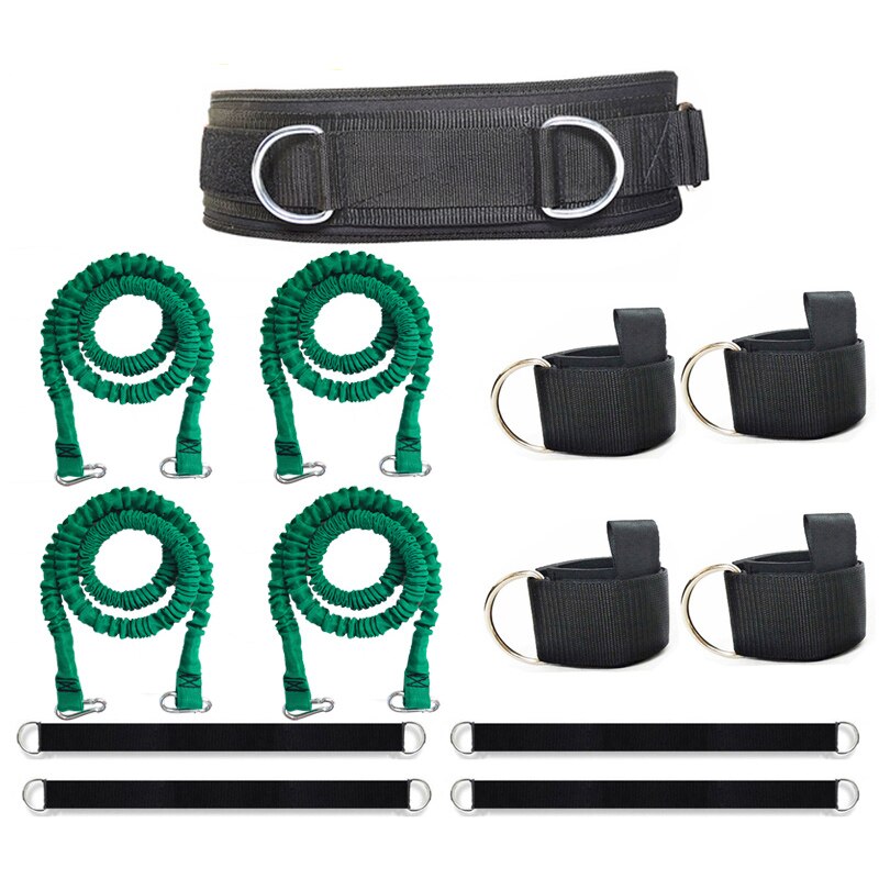 Professional Bastketball Sport Rubber Resistance Band Thigh Strength Trainer Full Set Professional Bastketball Sport Rubber Resistance Band Thigh Strength Trainer Full Set